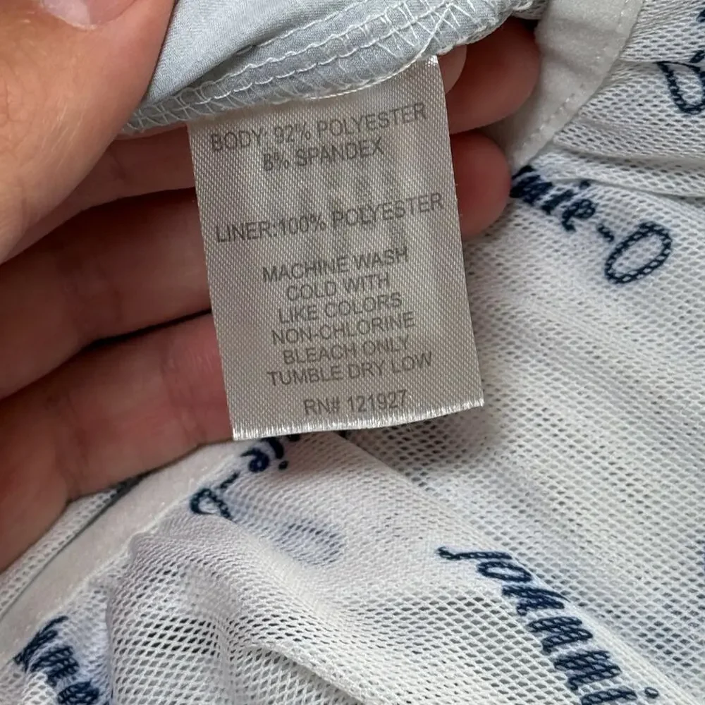 Johnnie-O Ariba Blue Lake Patterned Swim Trunks XL